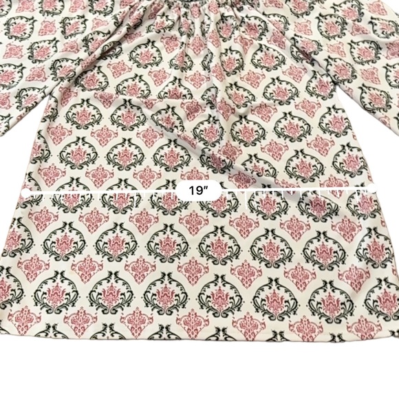 Erma’s Closet Pink Floral Women’s Long Sleeve Top Blouse with Design Size XS - Picture 6 of 8